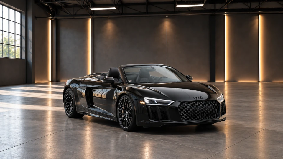 Audi R8 Performance Spyder – Frontansicht schräg