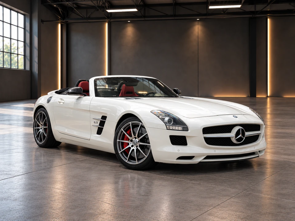 Mercedes-Benz SLS AMG Roadster – Frontansicht schräg